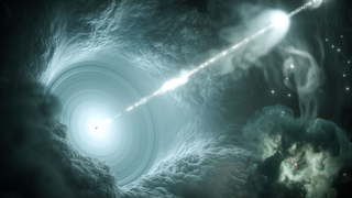 Astrónomos detectan por primera vez el origen de una "partícula fantasma" en el centro de un agujero negro<em></em>